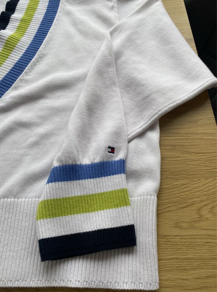 Sweter v-neck Tommy Hilfiger XS nowy z metką