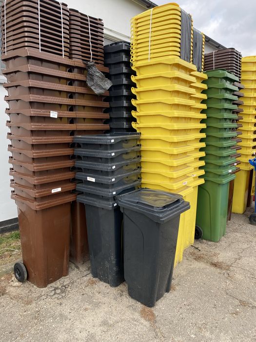 Pojemnik kosz kubel kontener śmietnik na odpady śmieci 120l eko bio