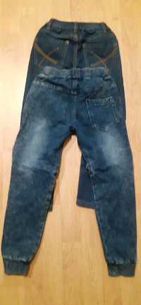 Spodnie chłopięce jeansowe 116/2pary
