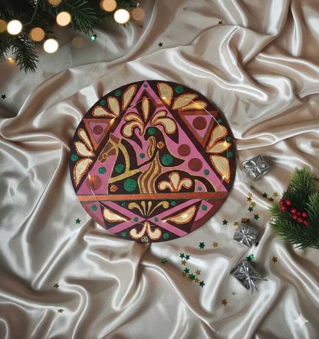 Картина Новогодний конь