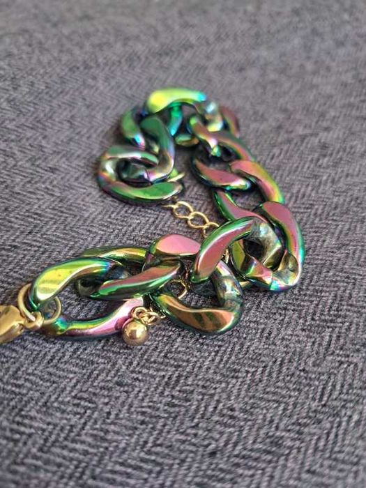 Bransoletka łańcuch w kolorze syrenim Bijou Brigitte