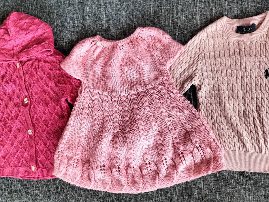 лот теплих речей для дівчинки на 1,5-2 роки ціна за все