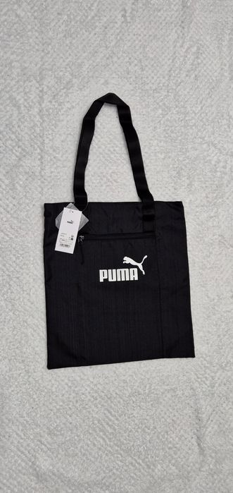Puma oryginalna torba na zakupy. Na suwak. Metki.