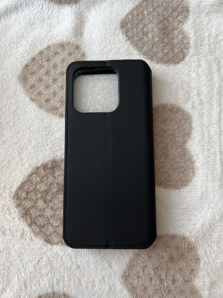 Etui skórzane do Redmi Note 12C black