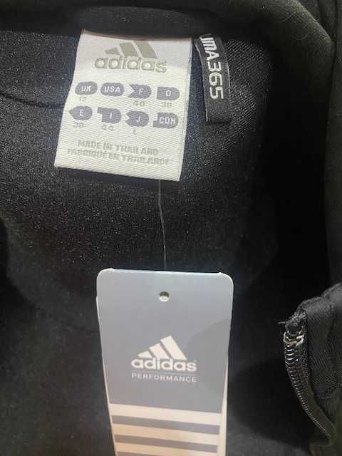 Bluza damska Adidas czarna, rozmiar z metki L.