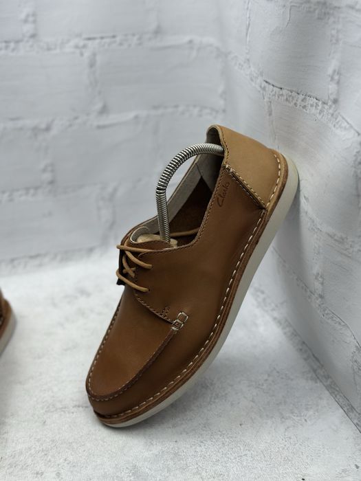 Чоловічі шкіряні кросівки туфлі Clarks 43p