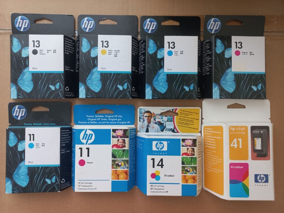 Картриджи для принтеров HP 11, 13, 14,41