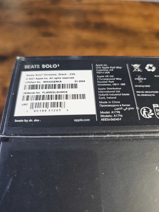 Beats Solo3 Wireless Headphones, Black