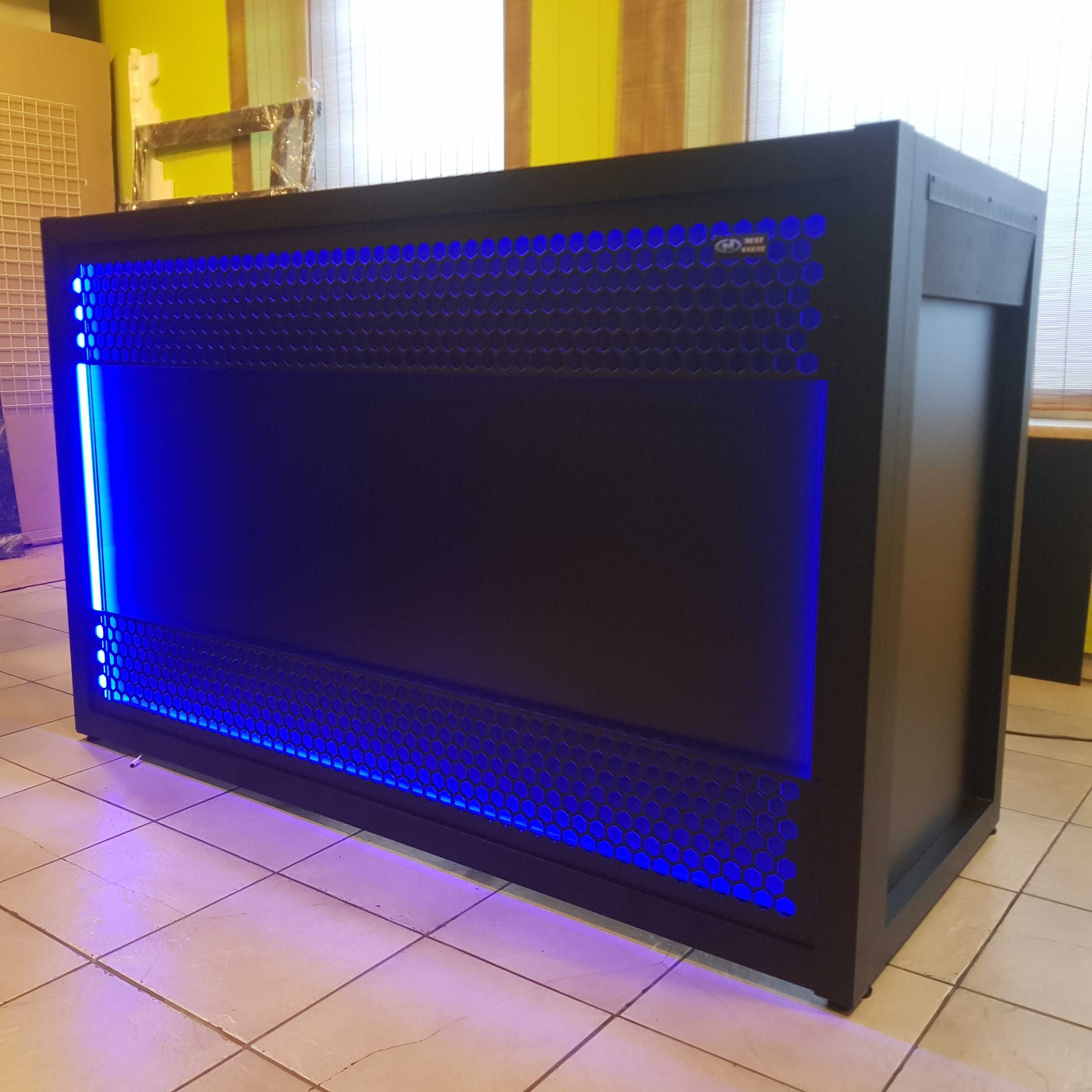 NEXT stoły aluminiowe dla DJ i ALNX160 led RGB