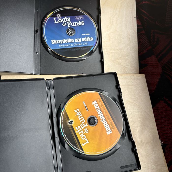 Dvd Louis de Funes skrzydelko czy nóżka Kapuśniaczek ilm dvd
