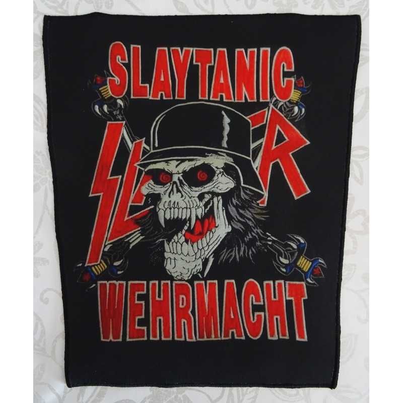 Slayer Slaytanic Wehrmacht Ekran Duża Naszywka BackPatch Thrash Metal