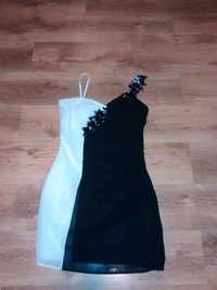 Piekna sukienka czarno - biała roz. 40 F-my BodyFlirt