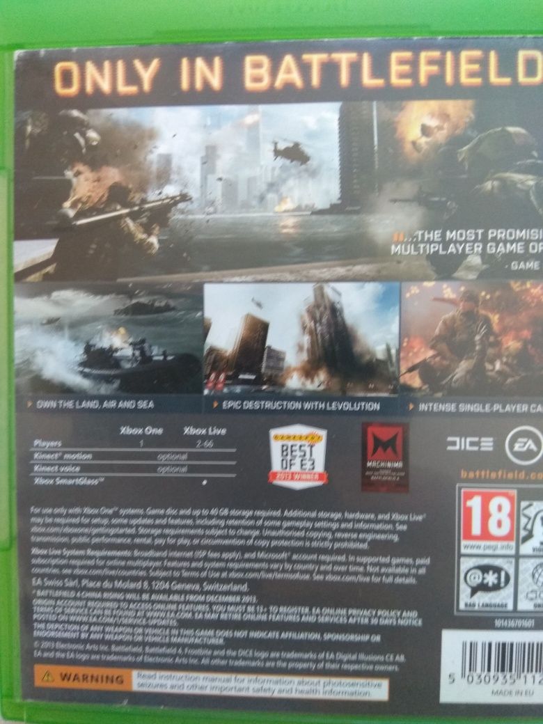 Battlefield 4 gra na Xbox one