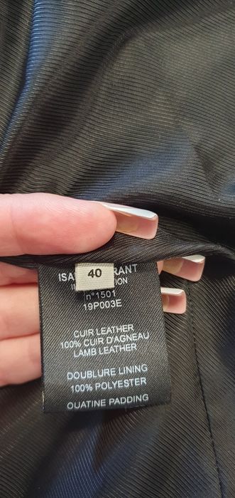 Kurtka ze skory naturalnej Isabel Marant nowa oryginalna L