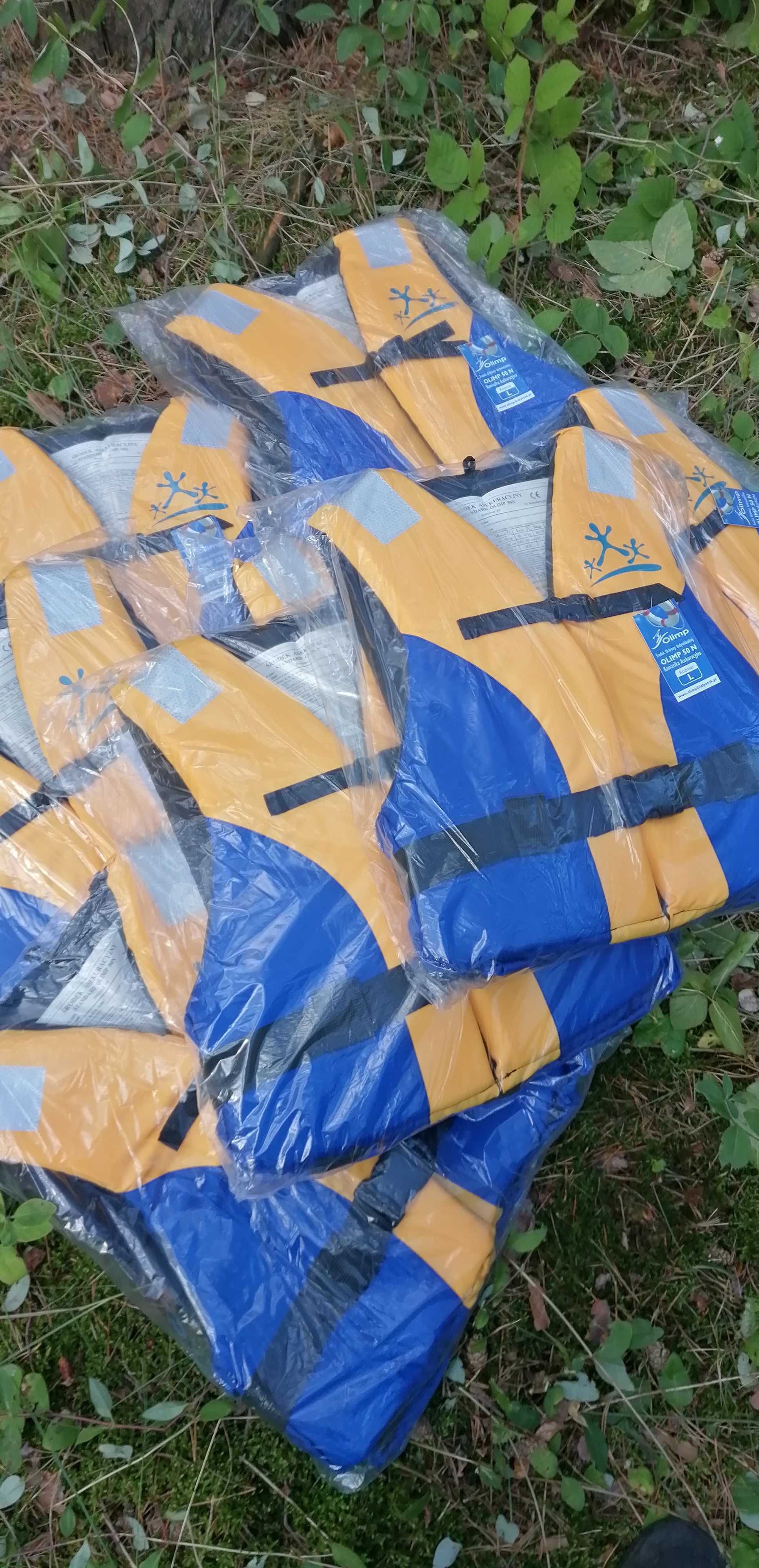 Kamizelka asekuracyjna Olimp Kapok żółto-niebieski Rozmiar L