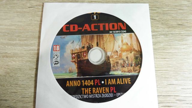 CD Action 13/2013 (224) - Anno 1404, I am Alive, The Raven