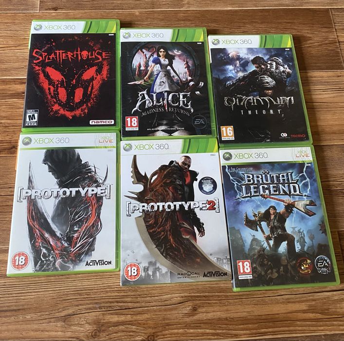 Xbox 360: Splatterhouse, Prototype, Castlevania, Spider-Man, Lollipop