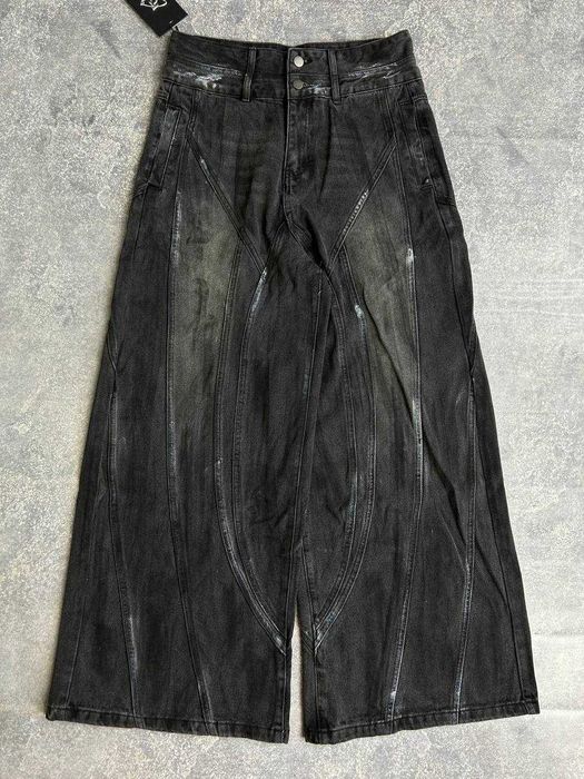 Джинси Cargo faded baggy opium archive джинсы черные чорні штани