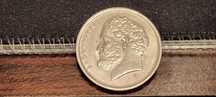 Moneta Grecja 10 Drachm 1986