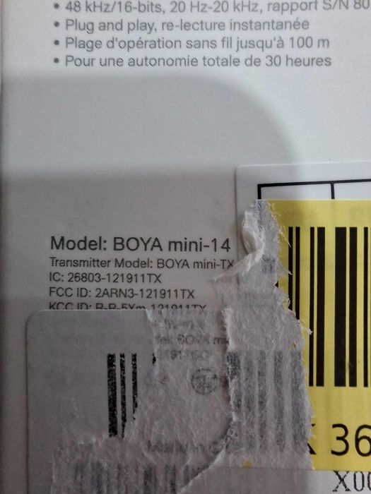 Podwójny mikrofon bezprzewodowy Boya Mini 14 USB C KLIPS