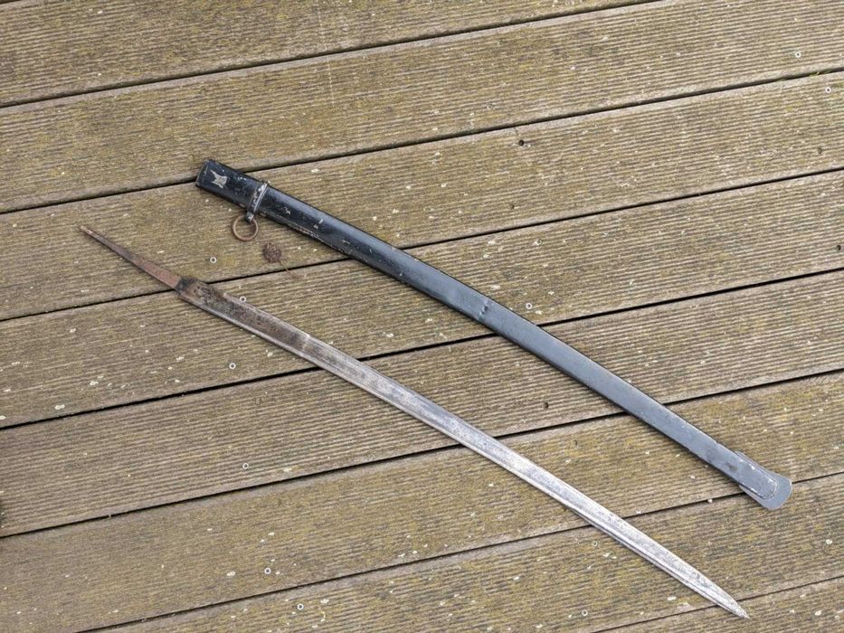 głownia i pochwa szabli ersatz 1914