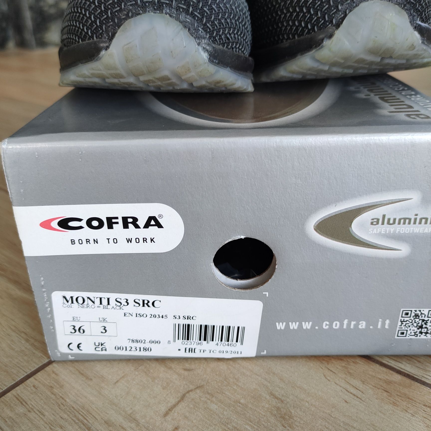 Buty robocze Cofra aluminium 36 stan idealny