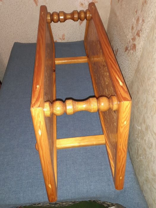 Полиця дерев'яна двухповерхова