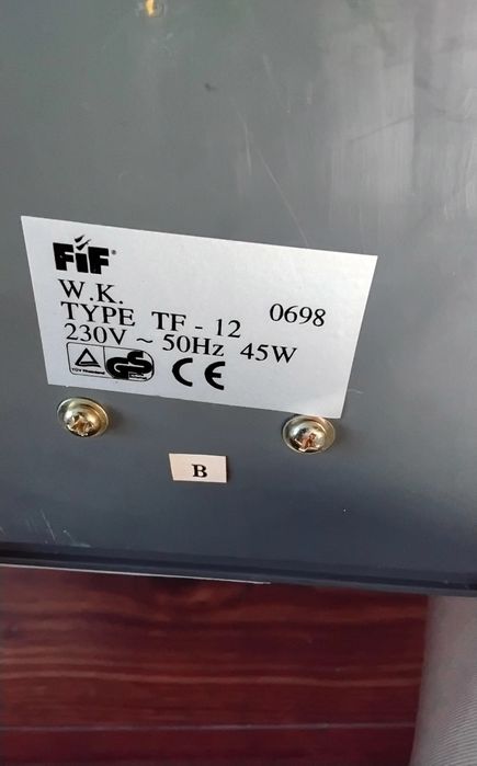 Wentylator wiatrak FIF Typ  TF 12 45 W
