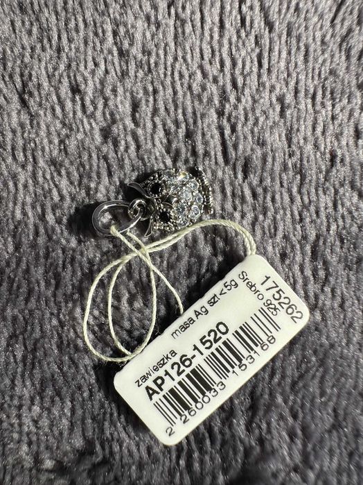 Srebrna zawieszka sowa firmy APART próba 925