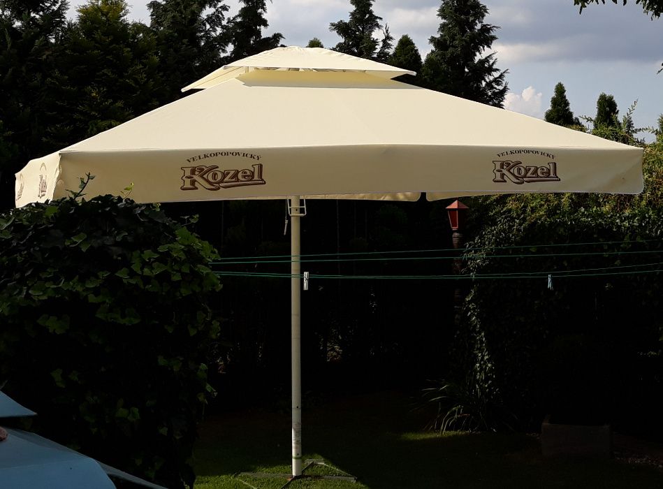 parasol ogrodowy poszycie materiał czasza 4x4 kwadrat