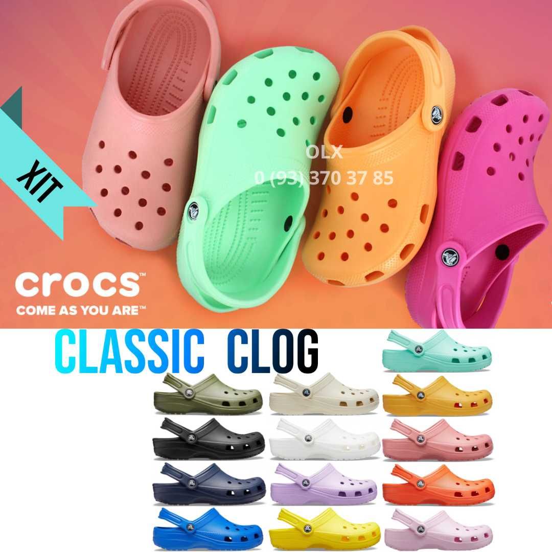 Original Crocs Classic Yellow оригінальні крокс жіночі жовті з знижкою