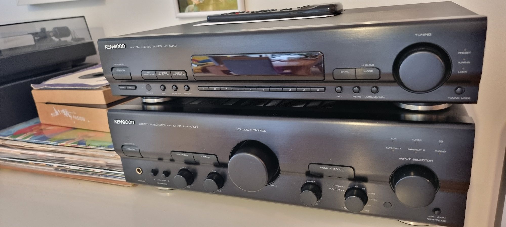 KENWOOD  HiFi, super stan, pilot, KT-6040, KA-4040R