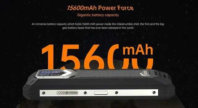 Смартфон Oukitel WP15 5G 8/128Gb 15600mAh Octa Core Dimensity 700