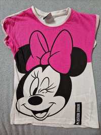 Bluzka E plus M Minnie Mouse Disney różowa, bawełna r. 104