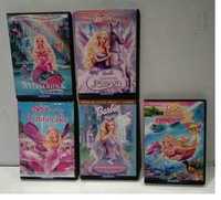 Płyty bajki Barbie zestaw 5 sztuk - VCD .