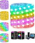 Inteligentne lampki z Pilotem LED Popotan WiFi 20m, RGB, Aplikacja