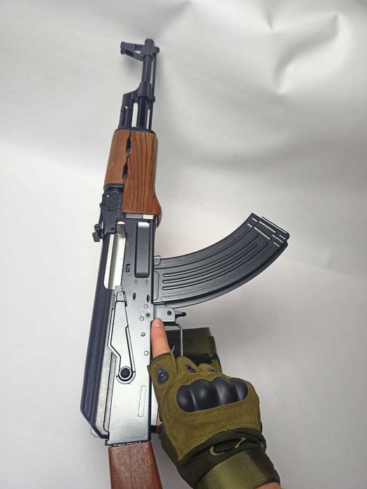 Дитячий Металевий Автомат Калашникова АК-47 реалістичний іграшка калаш