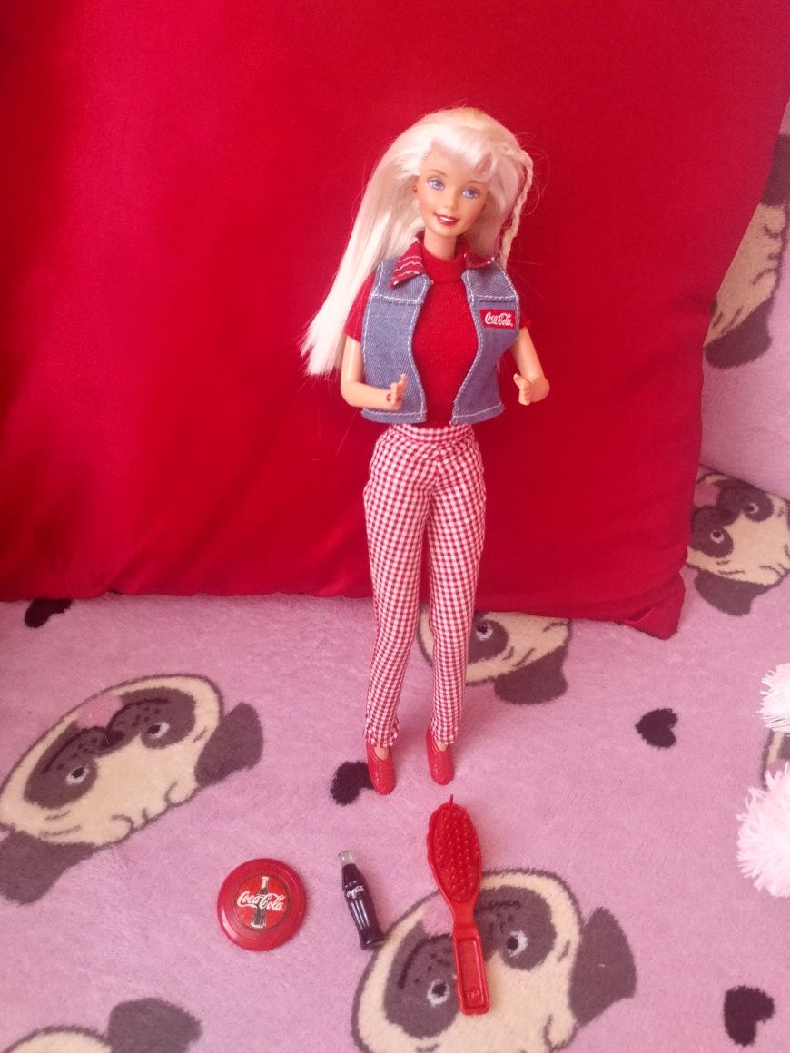 Unikat! Kolekcjonerska Lalka Barbie coca-cola picnic Mattel 1997 r.