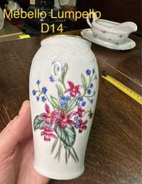 Wazon wazonik porcelanowy kwiaty sygnowany Duński D14