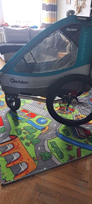Qeridoo Sportrex 1 pojedyncza przyczepka rowerowa
