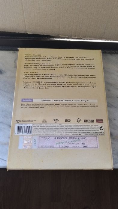 DVD Blackadder (Séries 1 e 2)
