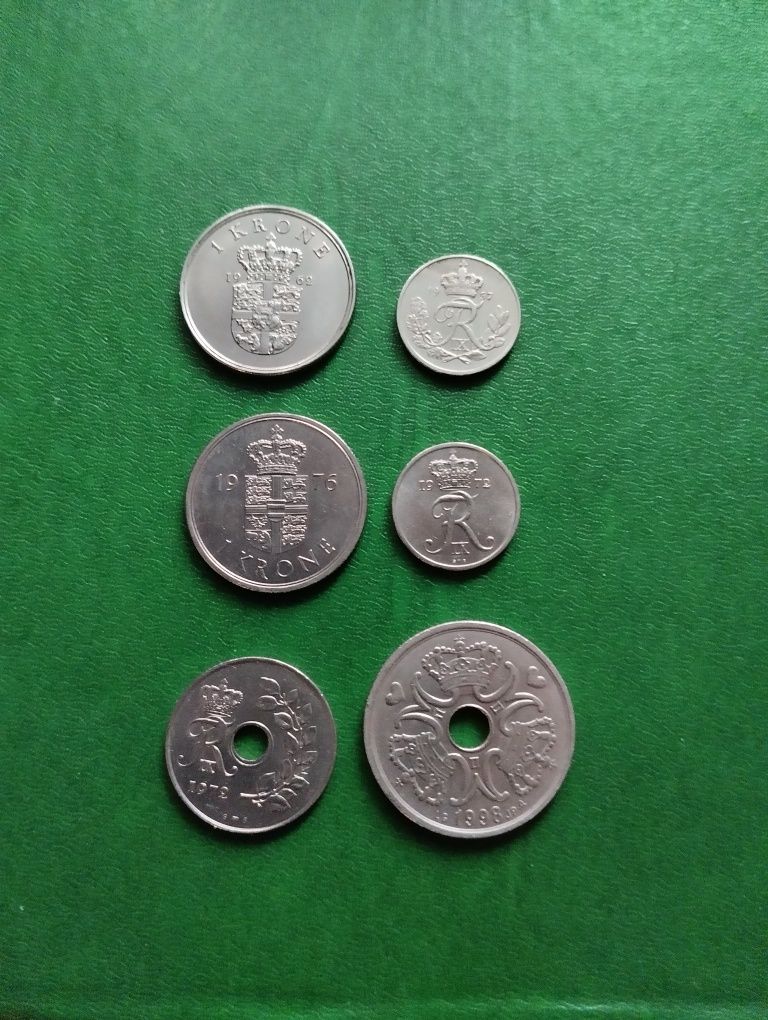 Набор монет Дании