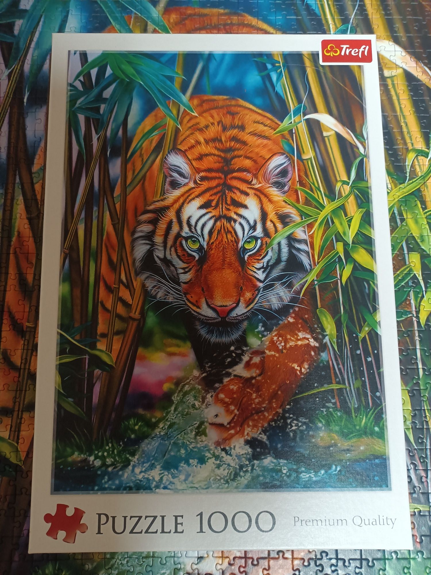 Puzzle Trefl tygrys 1000 elementów