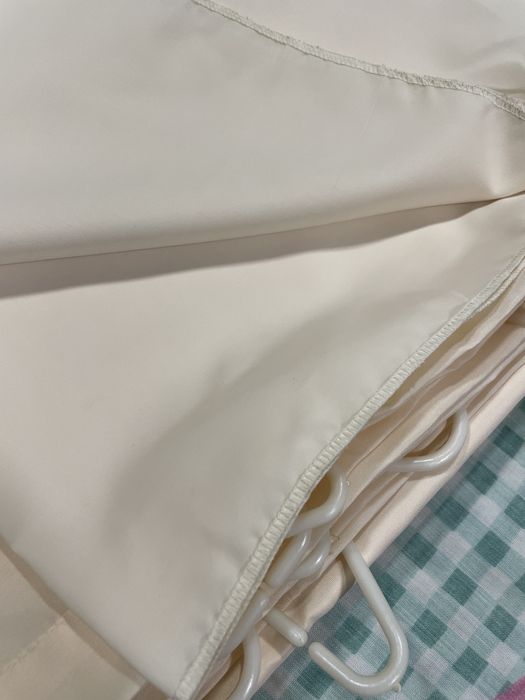 Cortina de Banheira Bege - Para Casa de Banho