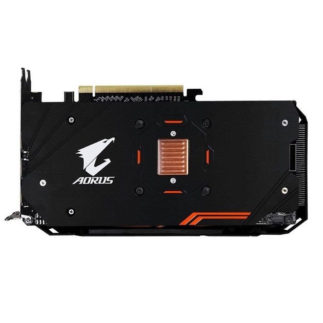 GIGABYTE Radeon RX 580 8G AORUS (GV-RX580AORUS-8GD)  с подсветкой