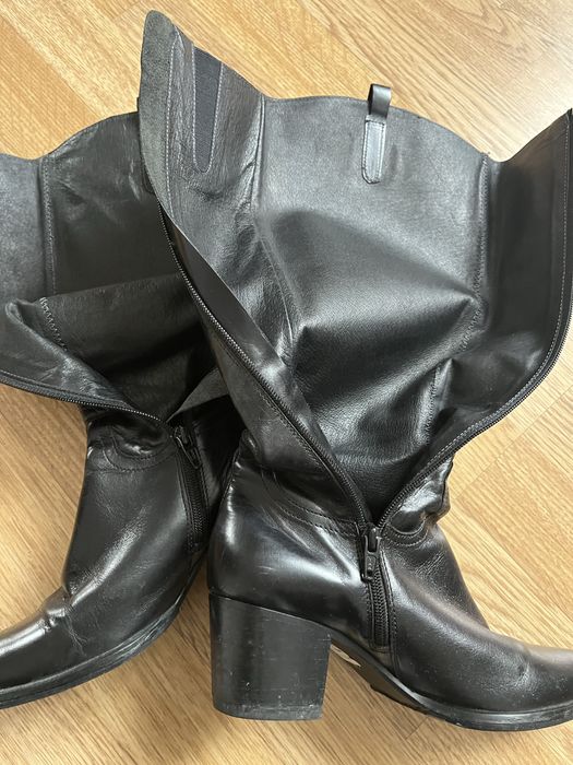 Шкіряні  чоботи