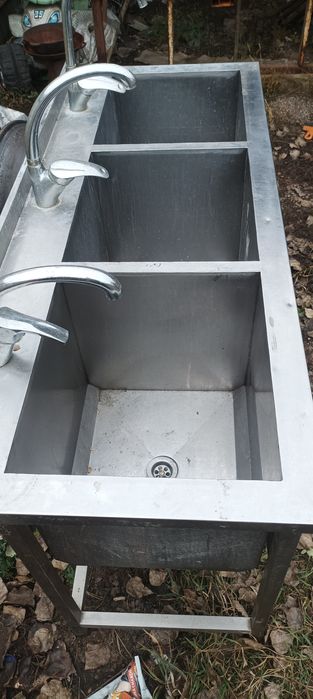 Ванна мийна  з нержавіючої сталі