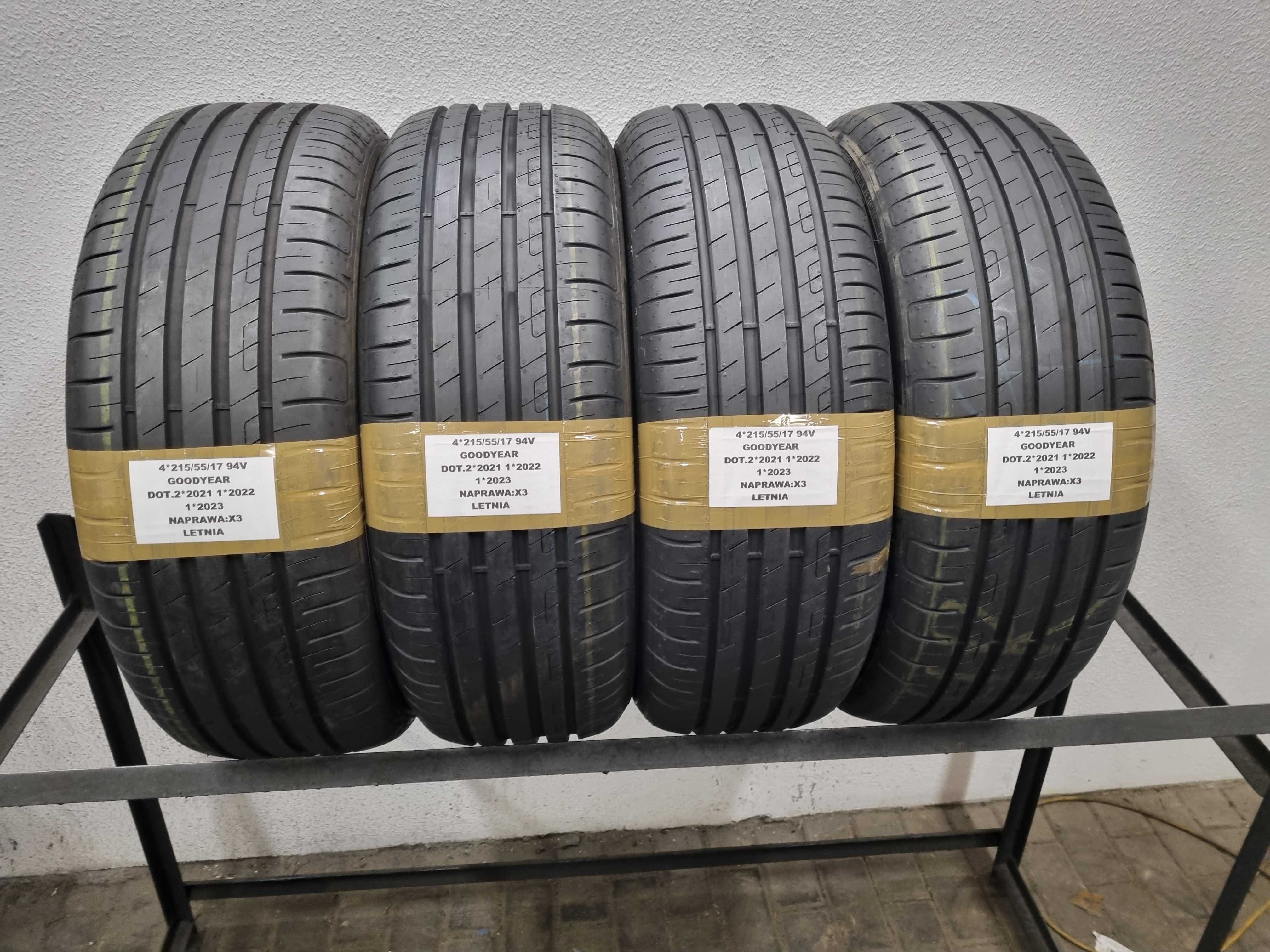 215/55/17 94V Goodyear Efficient Grip Preformance KOMPLET