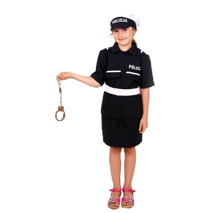 Strój Przebranie Kostium POLICJANTKA 110/116