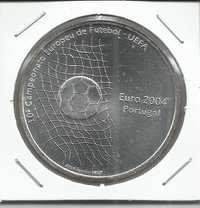 Moeda portuguesa  - Comemorativa – Euro 2004,  1.000$00, 2001 – Prata
